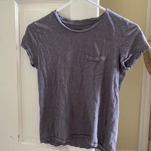 purple madewell tee, xxs